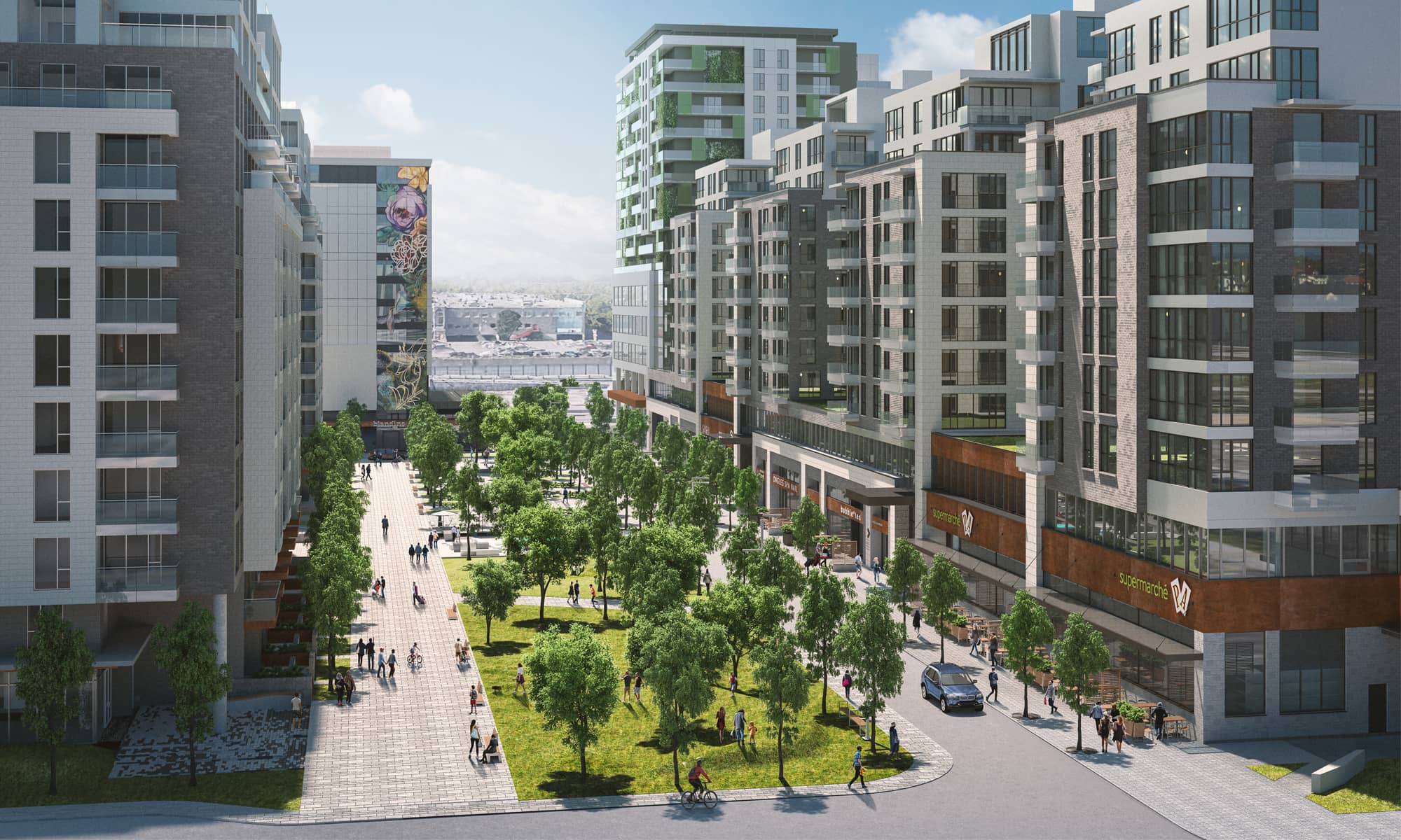 Mode de vie piétonnière à Westbury Montréal la clé d’un quartier